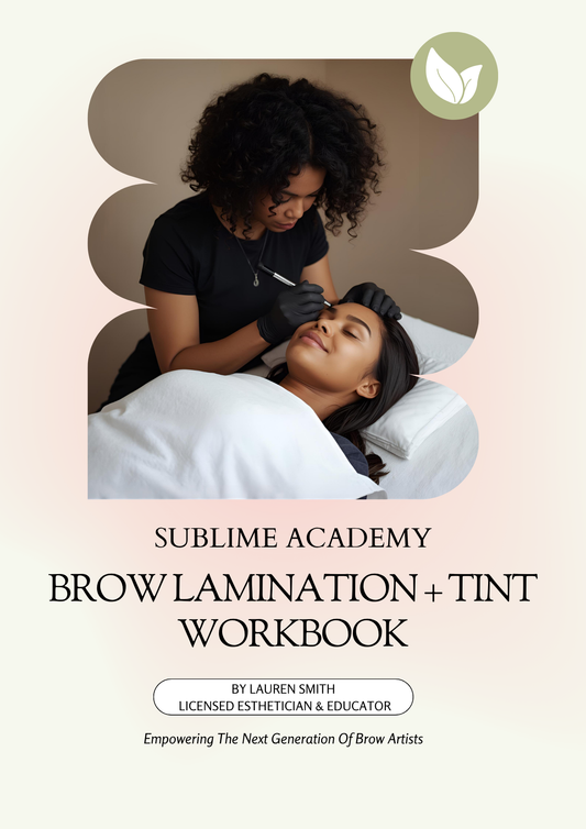 Brow Lamination + Tint Workbook & Video Training